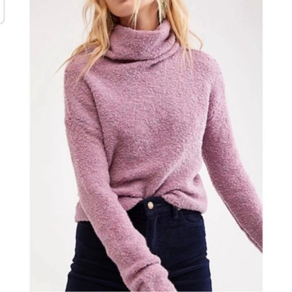 Free People Stormy Cowl Neck Pullover Sweater